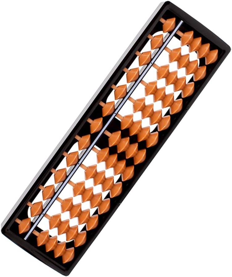 Daiso 13-Digit Abacus – Classic Calculation Tool, Multicolor - Image 1